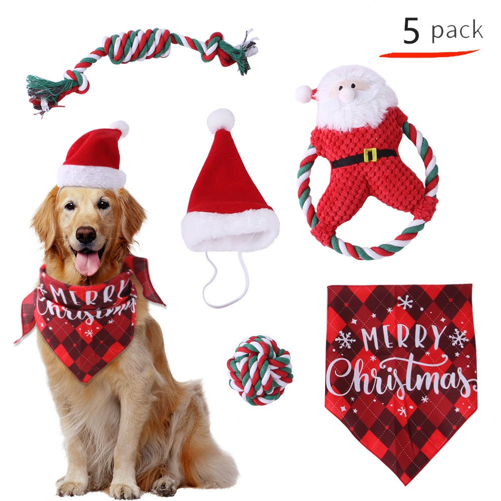 Pet Dog Cotton Rope Bite Resistant Plush Teeth Cleaning Toy Set | Luxury Home Accessories | Heulog Glow