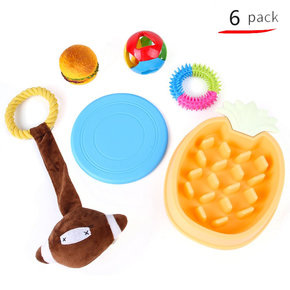 Pet Dog Cotton Rope Bite Resistant Plush Teeth Cleaning Toy Set | Luxury Home Accessories | Heulog Glow