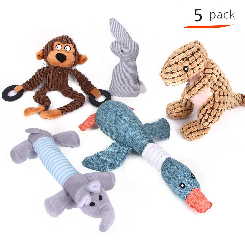 Pet Dog Cotton Rope Bite Resistant Plush Teeth Cleaning Toy Set | Luxury Home Accessories | Heulog Glow