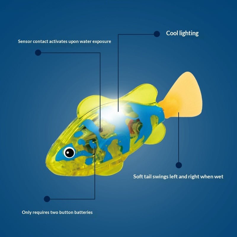 Pet Fish Simulation Light-Activated Clownfish Bathing And Splashing Toy | Luxury Home Accessories | Heulog Glow