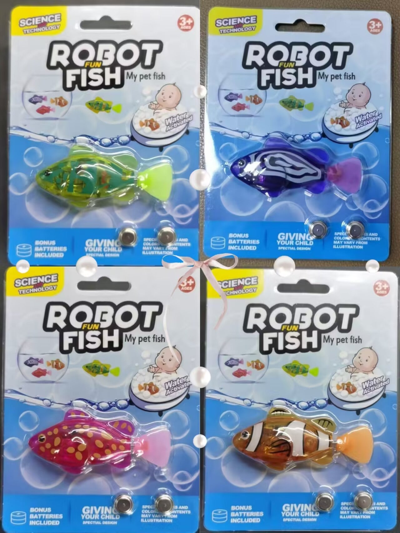 Pet Fish Simulation Light-Activated Clownfish Bathing And Splashing Toy | Luxury Home Accessories | Heulog Glow