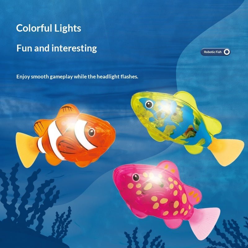 Pet Fish Simulation Light-Activated Clownfish Bathing And Splashing Toy | Luxury Home Accessories | Heulog Glow