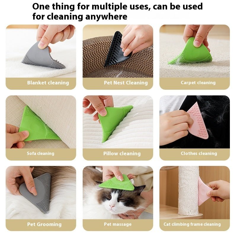 Pet Hair Scraper Cat Comb Brush | Luxury Home Accessories | Heulog Glow
