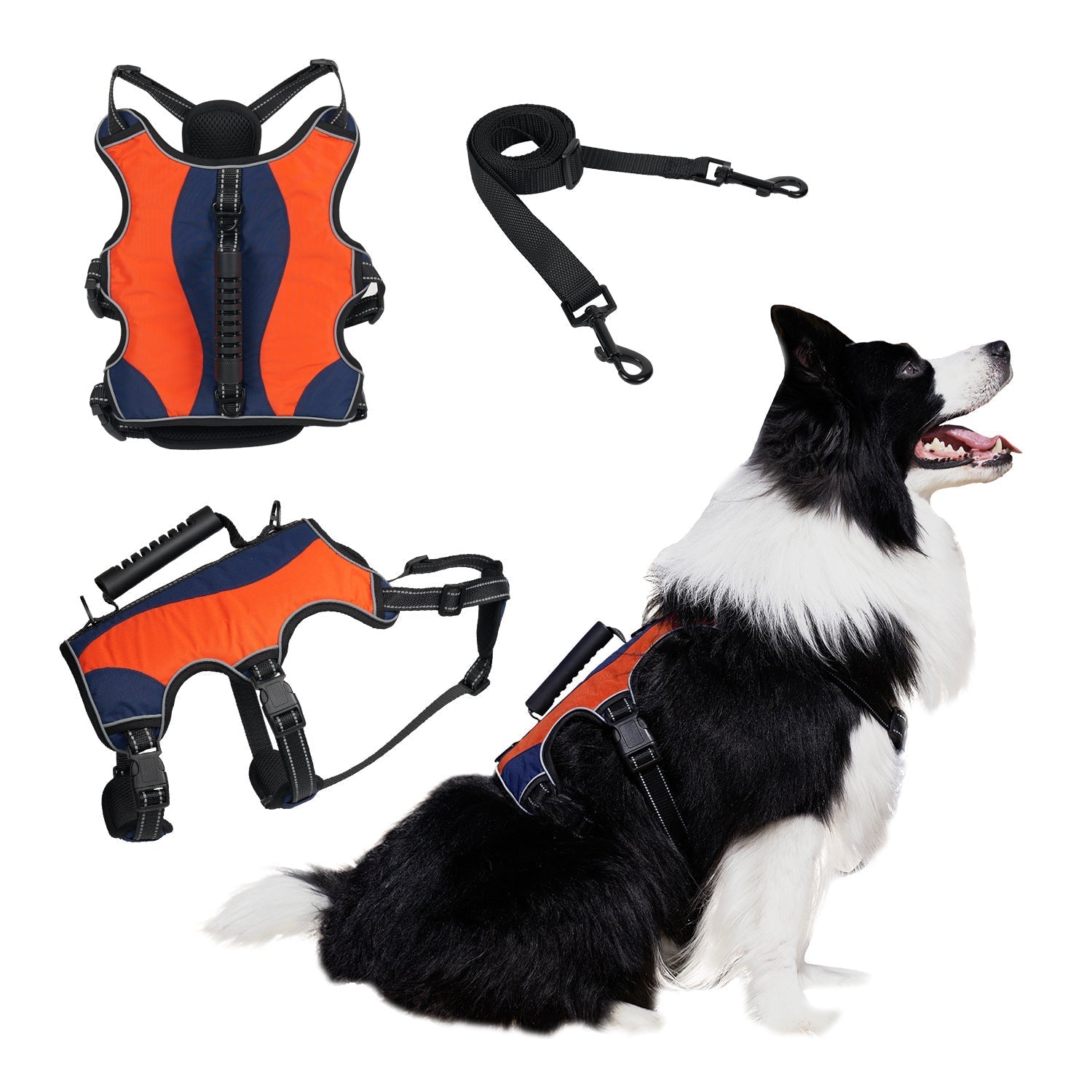 Pet Hand Holding Rope Vest Tactical Big Dog Chest Strap Reflective Explosion-proof Dog Hand Holding Rope | Luxury Home Accessories | Heulog Glow