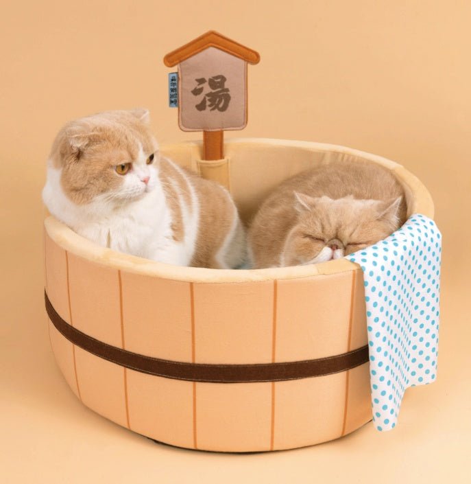 Pet Hot Spring Soup Cat Litter Warm Plush | Luxury Home Accessories | Heulog Glow