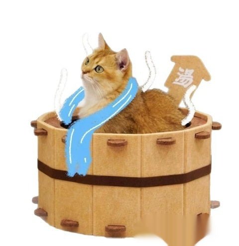 Pet Hot Spring Soup Cat Litter Warm Plush | Luxury Home Accessories | Heulog Glow
