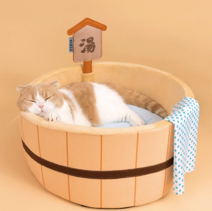 Pet Hot Spring Soup Cat Litter Warm Plush | Luxury Home Accessories | Heulog Glow