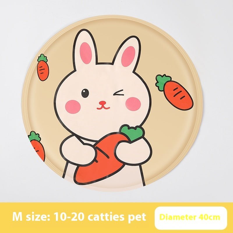Pet Ice Pad Round Cartoon Cat Dog Gel | Luxury Home Accessories | Heulog Glow