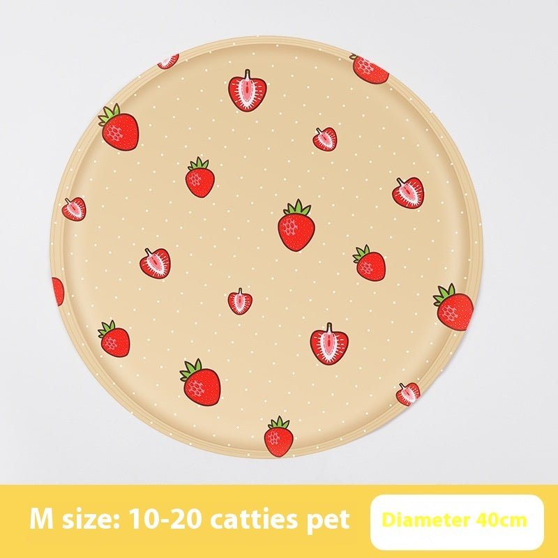 Pet Ice Pad Round Cartoon Cat Dog Gel | Luxury Home Accessories | Heulog Glow