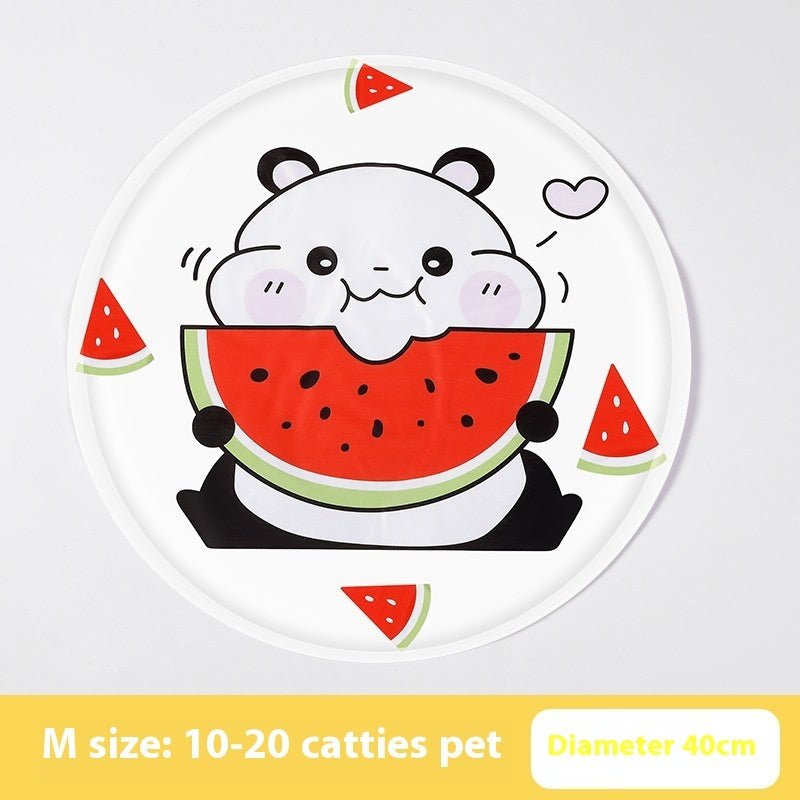 Pet Ice Pad Round Cartoon Cat Dog Gel | Luxury Home Accessories | Heulog Glow
