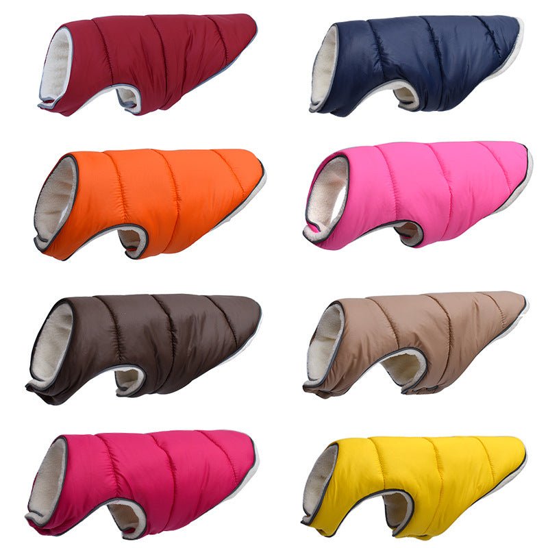 Pet Jacket Warm Winter Dog Clothes Reflective Puppy Clothing Vest Comfortable Fleece Pet Dogs Coat For Small Medium Large Dogs | Luxury Home Accessories | Heulog Glow