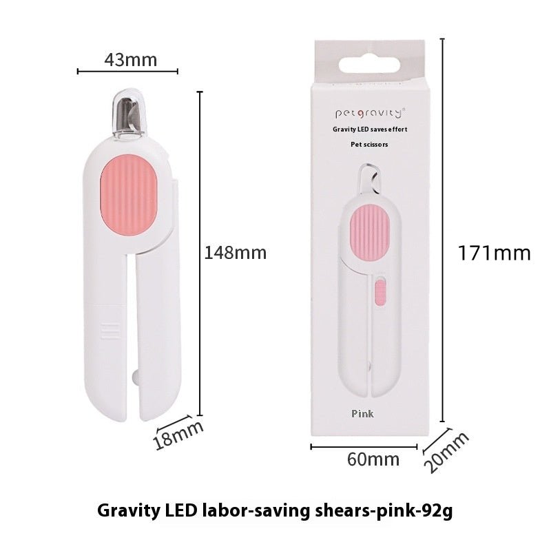 Pet LED Labor-saving Cat Nail Scissors | Luxury Home Accessories | Heulog Glow