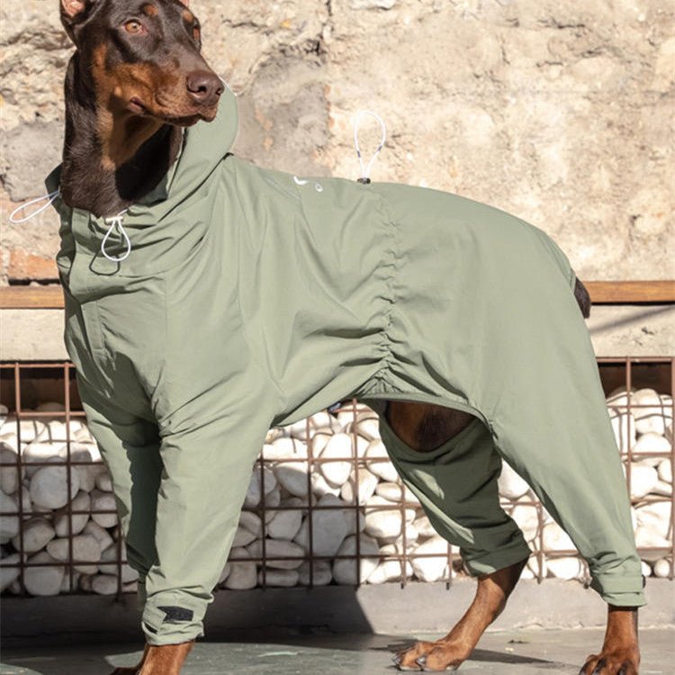 Pet Medium And Large Shiba Inu Four-legged One-piece Tooling Outdoor Mountaineering Suit Casual Assault Clothes | Luxury Home Accessories | Heulog Glow