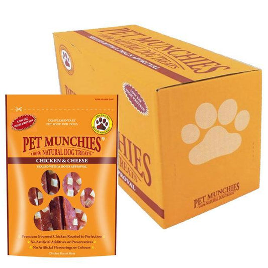Pet Munchies Chicken & Cheese 8x100g | Luxury Home Accessories | Heulog Glow