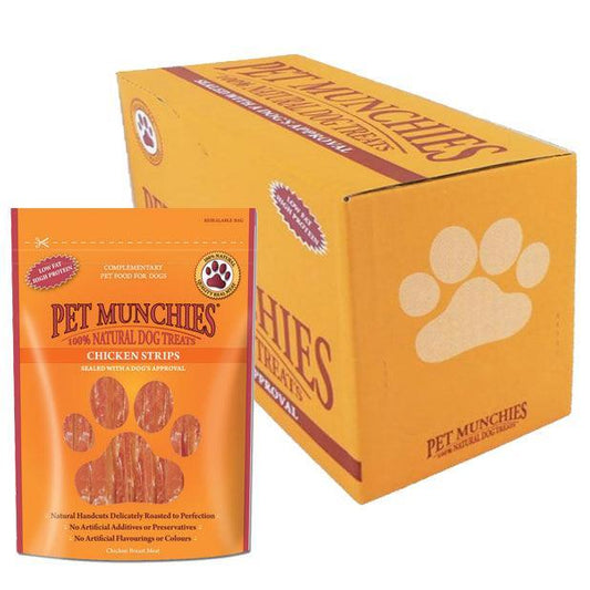Pet Munchies Chicken Strips Dog Treats 90g | Luxury Home Accessories | Heulog Glow