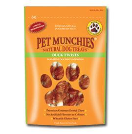 Pet Munchies Dog Treat Duck Twist 8x80g | Luxury Home Accessories | Heulog Glow