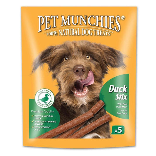 Pet Munchies Duck Stix 10x5 | Luxury Home Accessories | Heulog Glow