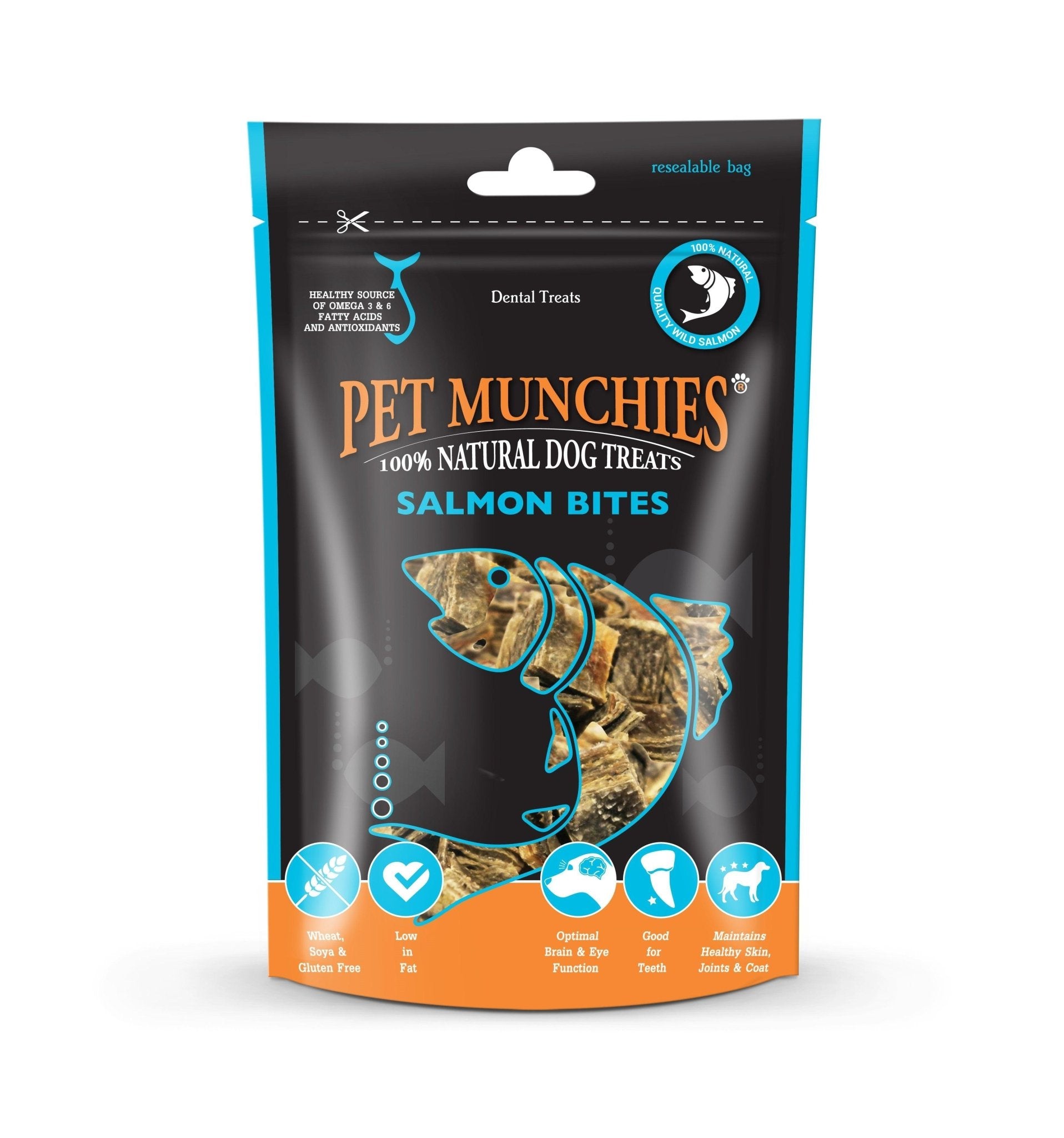 Pet Munchies Salmon Bites 8x90g | Luxury Home Accessories | Heulog Glow