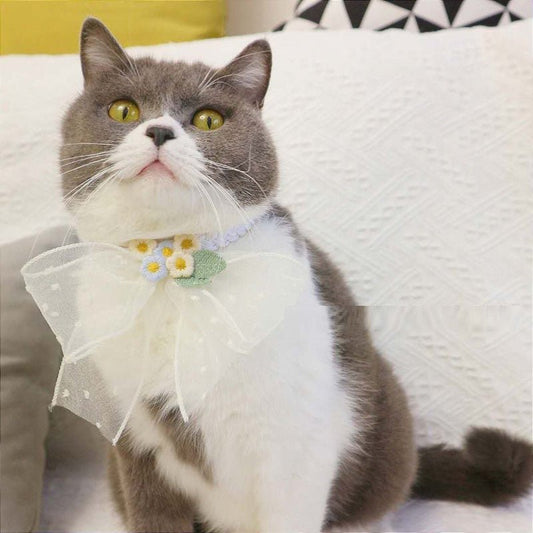 Pet Original Small Dog Necklace Bow Jewelry | Luxury Home Accessories | Heulog Glow
