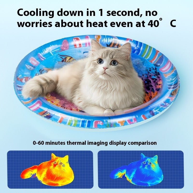 Pet Pat Water Cushion Summer Cooling Dog Inflatable Water Injection Ice Mattress | Luxury Home Accessories | Heulog Glow