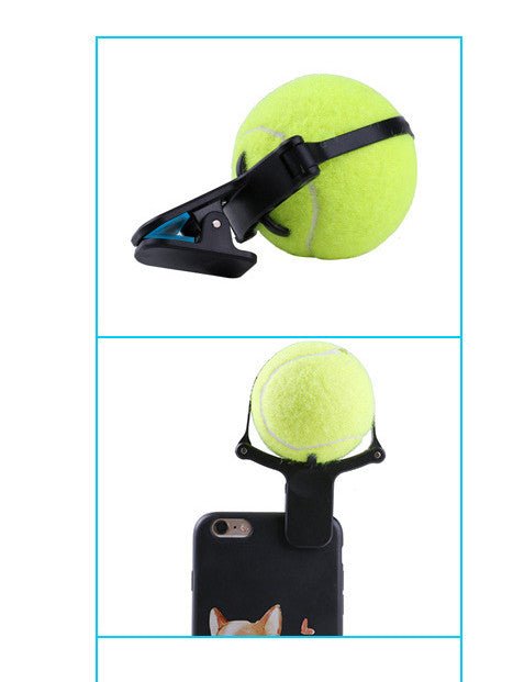 Pet photo props toy pet photo selfie artifact funny dog camera phone clip tennis selfie clip | Luxury Home Accessories | Heulog Glow