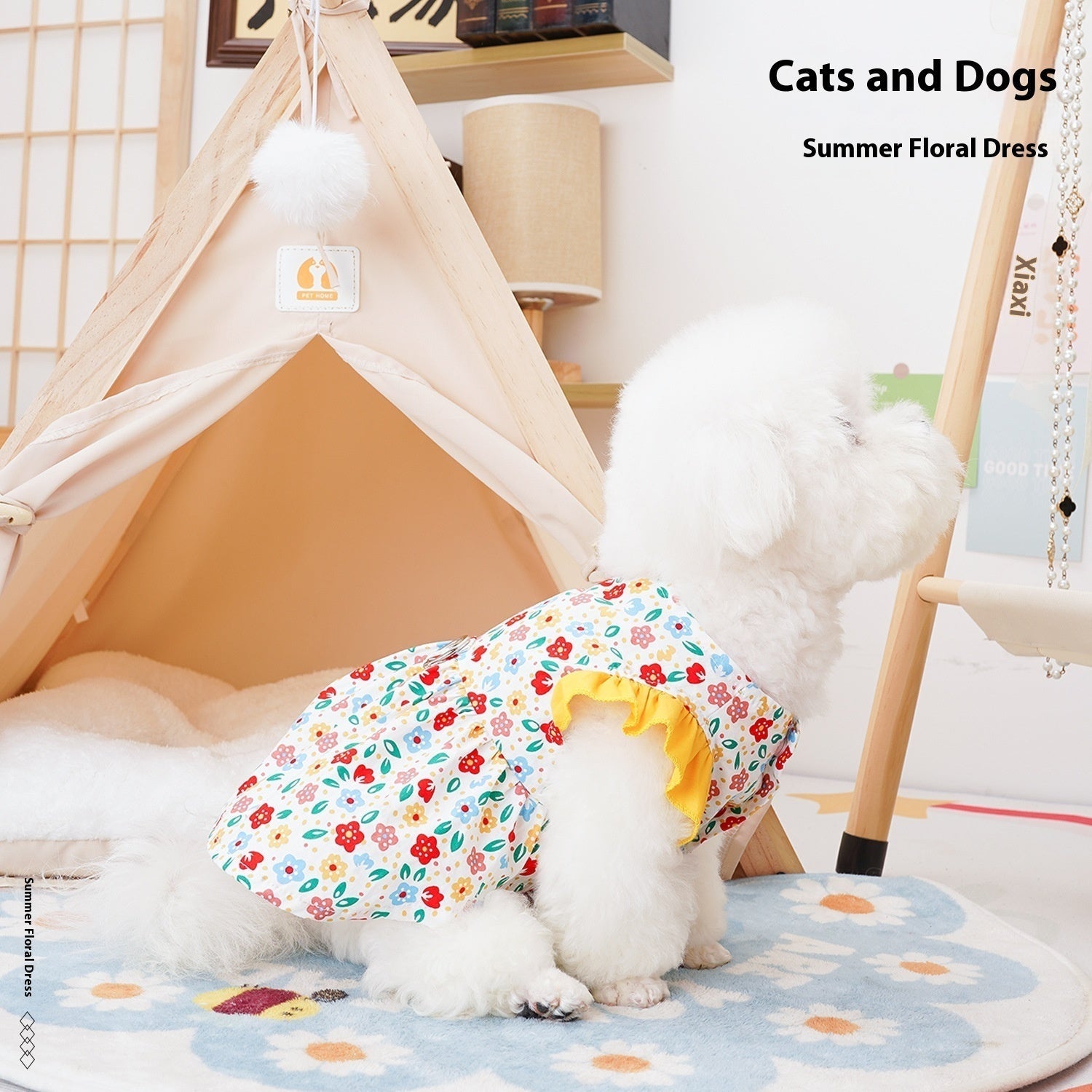Pet Skirt Dog Anti-lint Thin Clothes | Luxury Home Accessories | Heulog Glow
