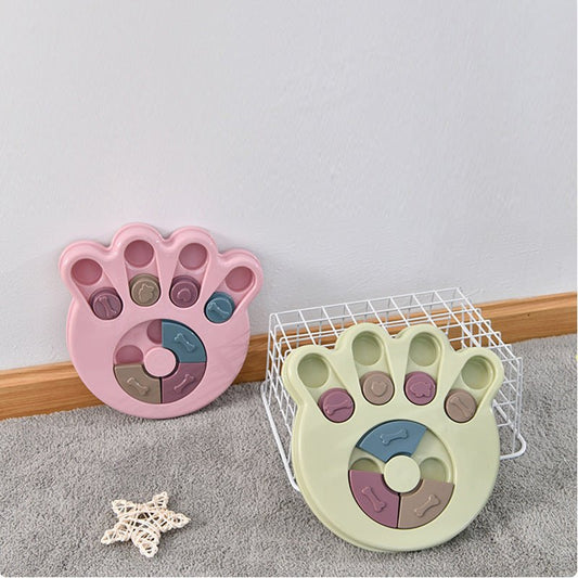 Pet Slow Food Dog Bowl Amazon Factory In Stock Pet Toy Dog Turntable Eating | Luxury Home Accessories | Heulog Glow