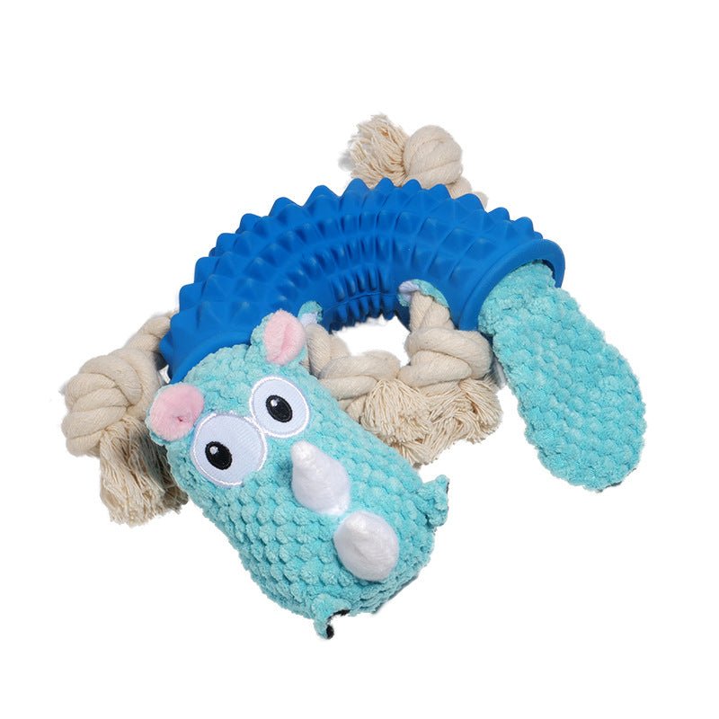 Pet Sounding Rubber Sleeve Animal Shape Bite-resistant Molar Dog Toy | Luxury Home Accessories | Heulog Glow