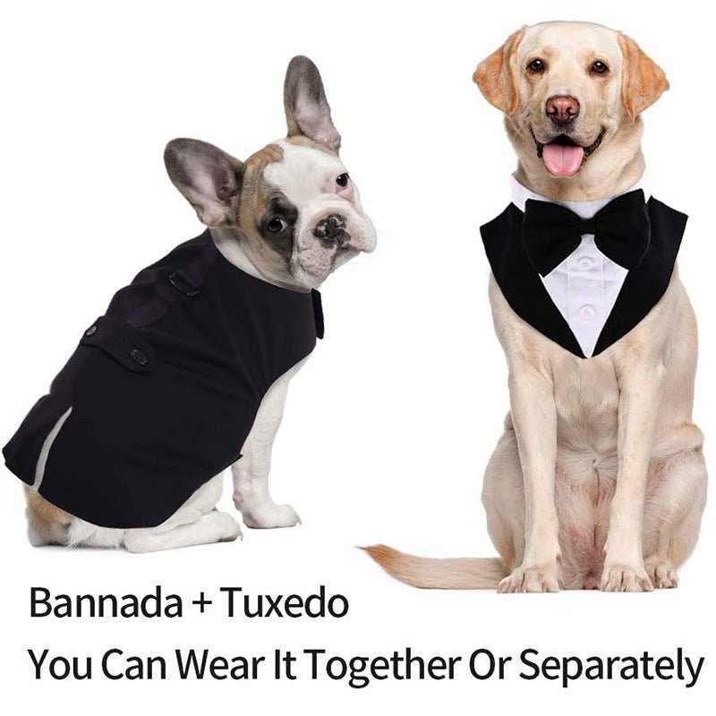 Pet Suit Dog Triangular Binder Big Dog Clothes | Luxury Home Accessories | Heulog Glow