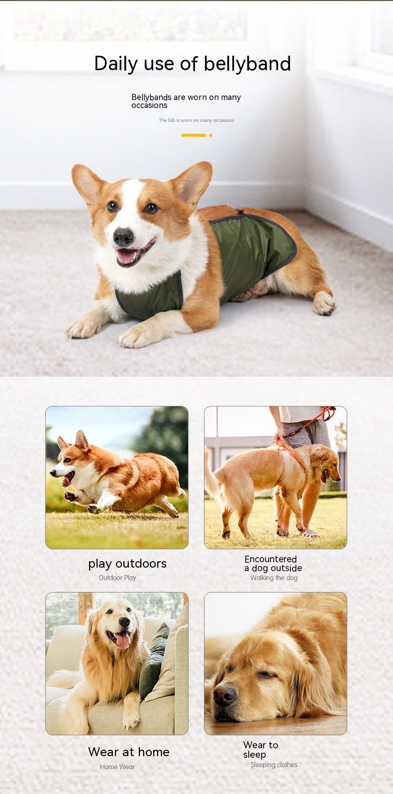 Pet Supplies Medium Large Dog Apron Water And Dirt Resistant S | Luxury Home Accessories | Heulog Glow
