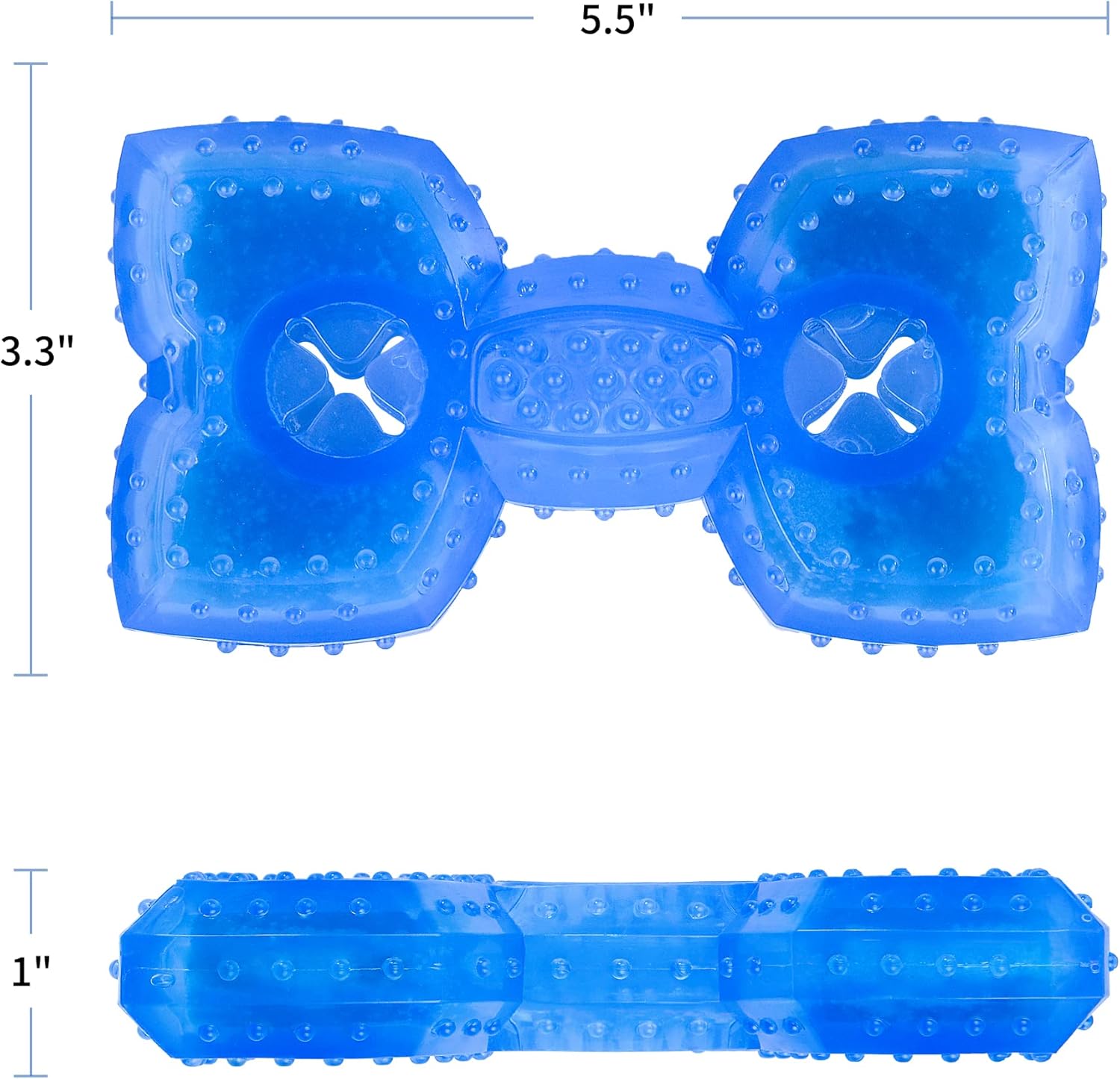 Pet Teether Cooling Chew Toy For Dogs Teething Toy For Puppies Fit With Treats For More | Luxury Home Accessories | Heulog Glow