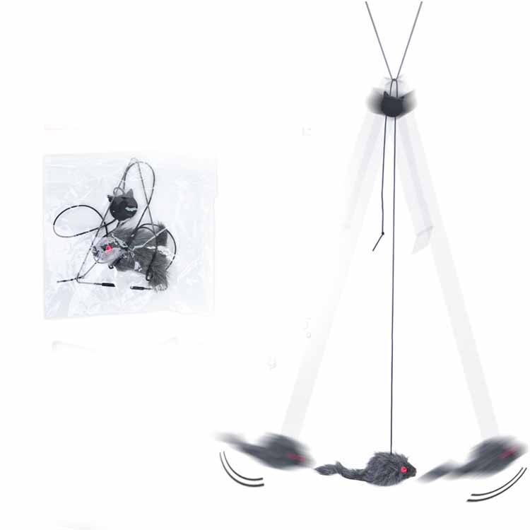 Pet Telescopic Hanging Door Small Mouse Pets Cat Toy | Luxury Home Accessories | Heulog Glow