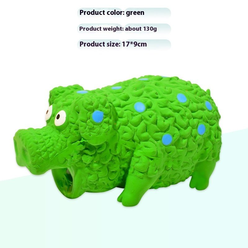 Pet Toy Latex Sounding Toy Curly Pig Bite-resistant Molar Dog Toy | Luxury Home Accessories | Heulog Glow