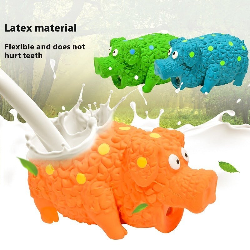 Pet Toy Latex Sounding Toy Curly Pig Bite-resistant Molar Dog Toy | Luxury Home Accessories | Heulog Glow