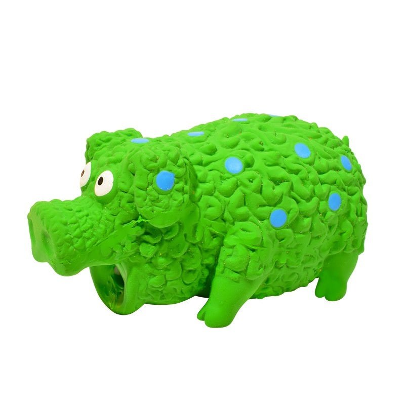 Pet Toy Latex Sounding Toy Curly Pig Bite-resistant Molar Dog Toy | Luxury Home Accessories | Heulog Glow