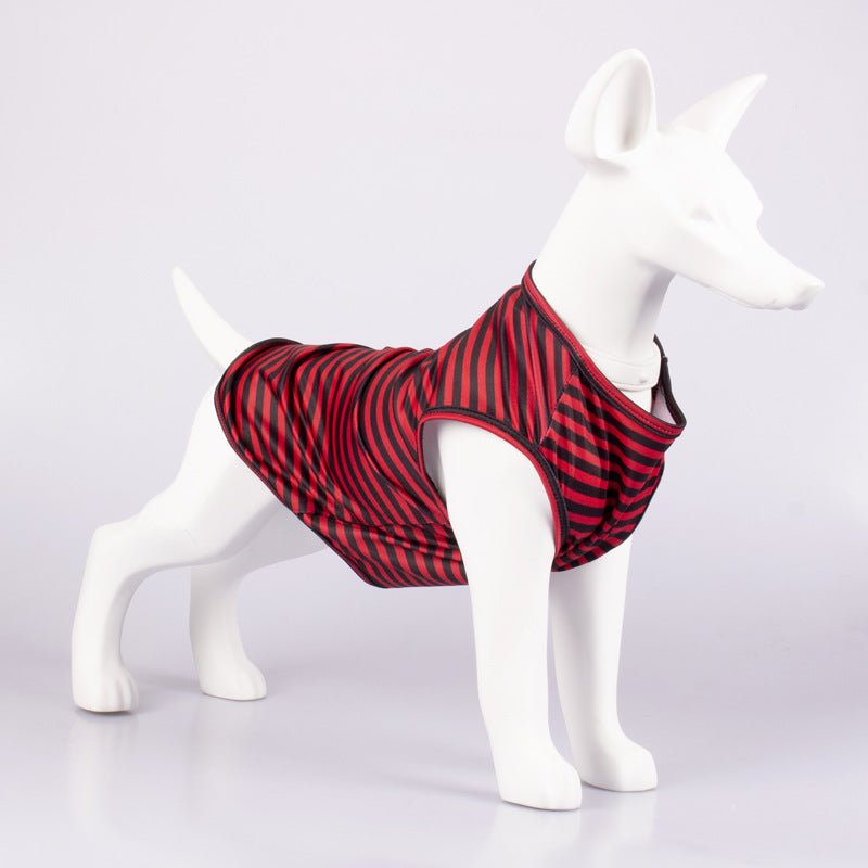 Pet Vest Comfortable Breathable Stripes Vest Dog Clothes | Luxury Home Accessories | Heulog Glow