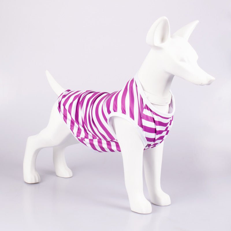 Pet Vest Comfortable Breathable Stripes Vest Dog Clothes | Luxury Home Accessories | Heulog Glow