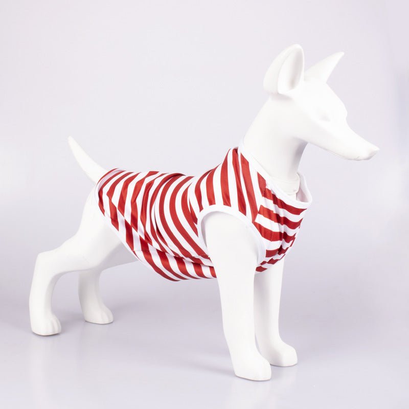 Pet Vest Comfortable Breathable Stripes Vest Dog Clothes | Luxury Home Accessories | Heulog Glow