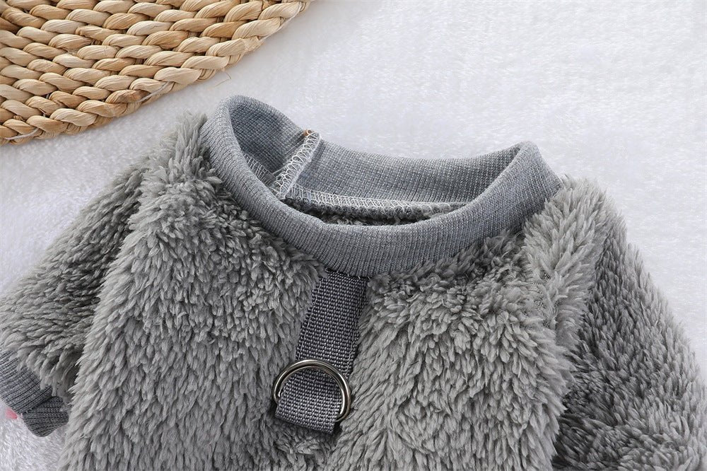 Pet Warm Thickened Double-sided Fleece Two-legged Clothes | Luxury Home Accessories | Heulog Glow