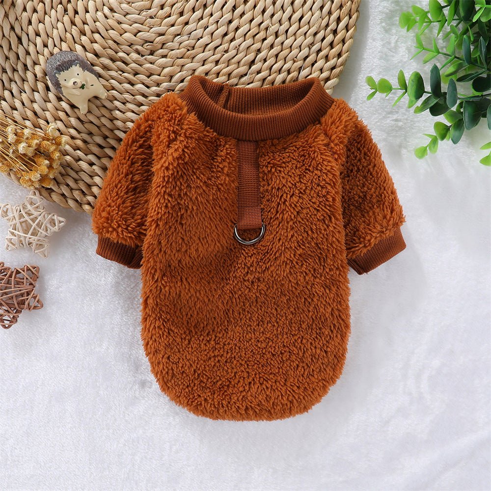 Pet Warm Thickened Double-sided Fleece Two-legged Clothes | Luxury Home Accessories | Heulog Glow