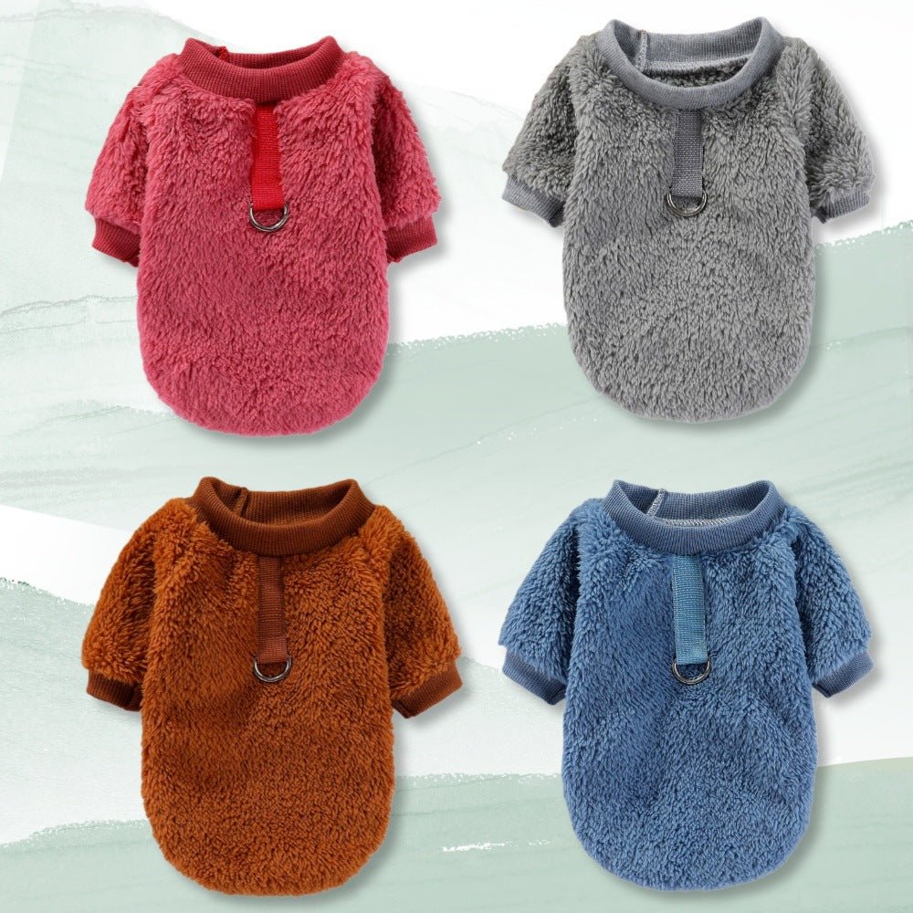Pet Warm Thickened Double-sided Fleece Two-legged Clothes | Luxury Home Accessories | Heulog Glow