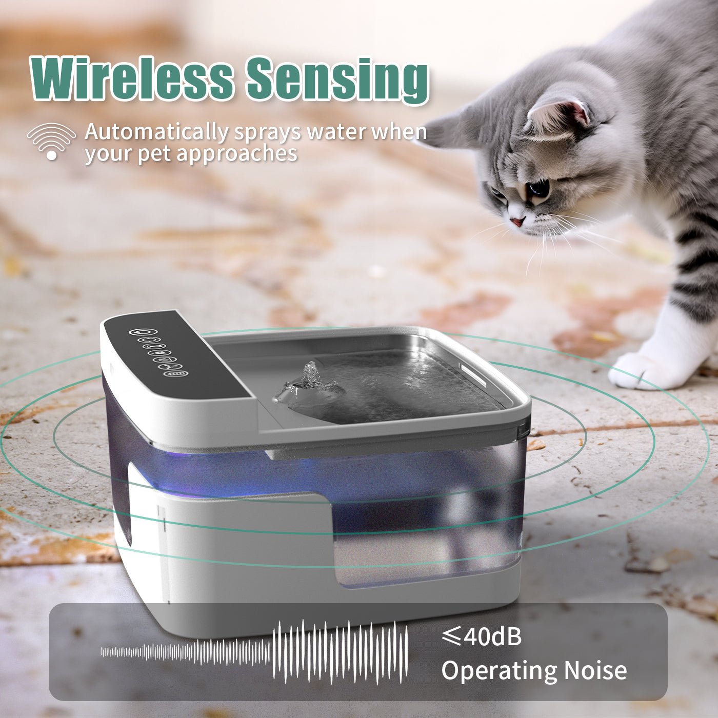 Pet Water Dispenser | Luxury Home Accessories | Heulog Glow