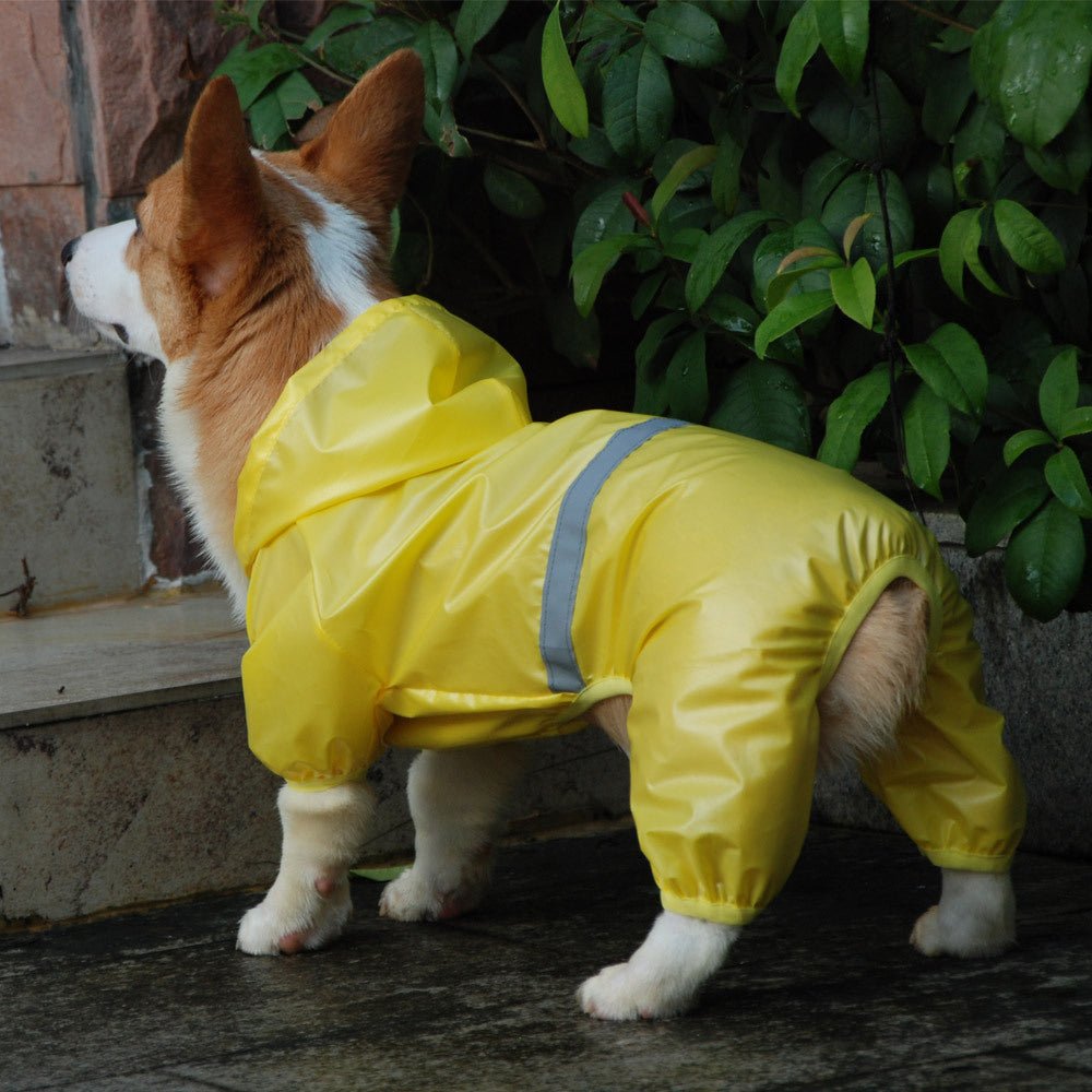 Pet Waterproof Raincoat Reflective Double Breathable Boxer Jumpsuit | Luxury Home Accessories | Heulog Glow