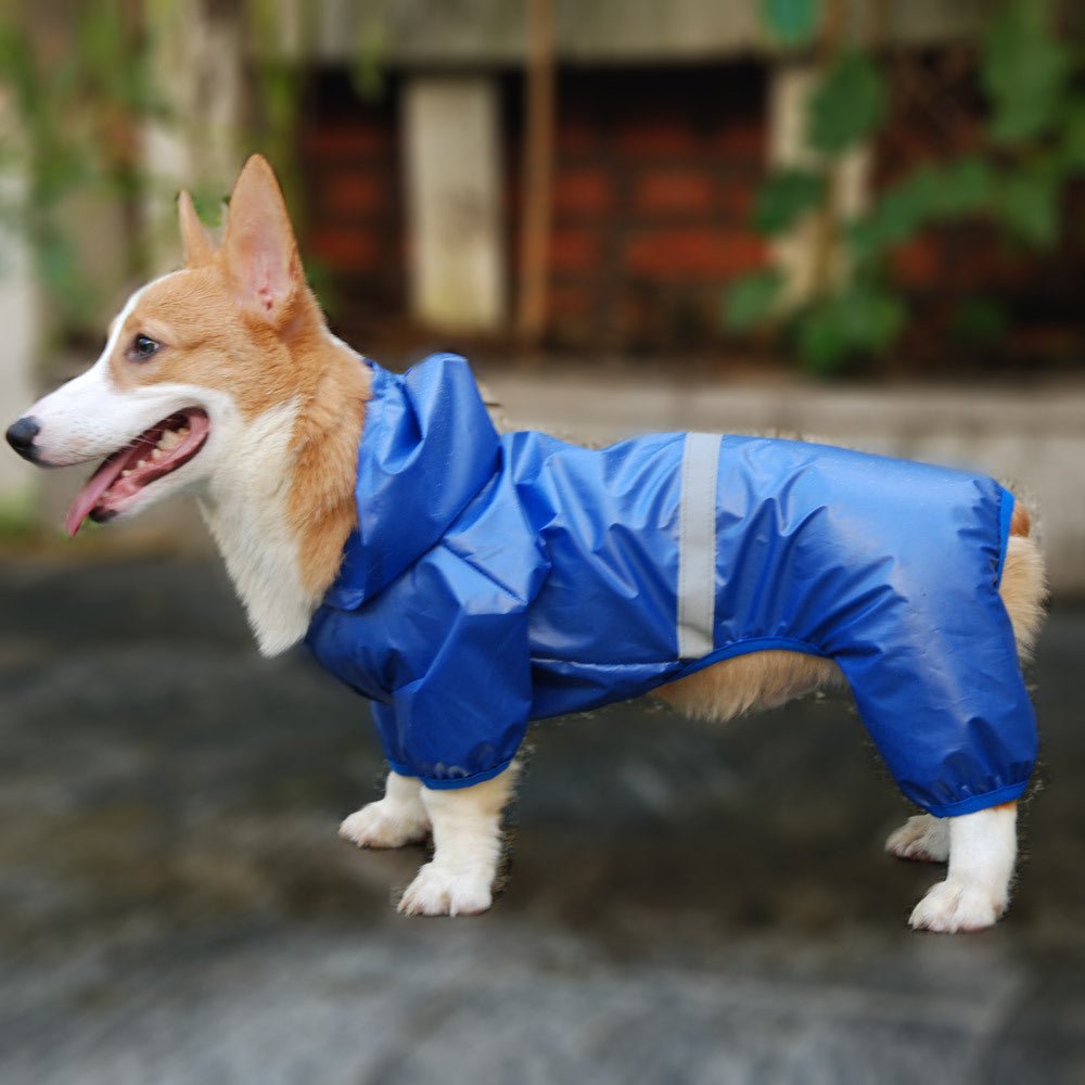 Pet Waterproof Raincoat Reflective Double Breathable Boxer Jumpsuit | Luxury Home Accessories | Heulog Glow