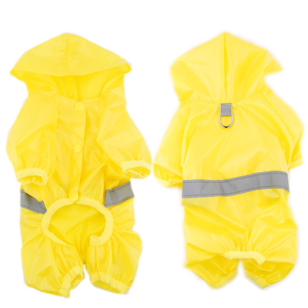 Pet Waterproof Raincoat Reflective Double Breathable Boxer Jumpsuit | Luxury Home Accessories | Heulog Glow