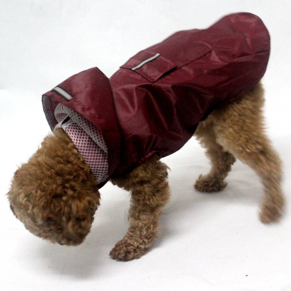 Pet Waterproof Windproof Hood Puppy Raincoat | Luxury Home Accessories | Heulog Glow