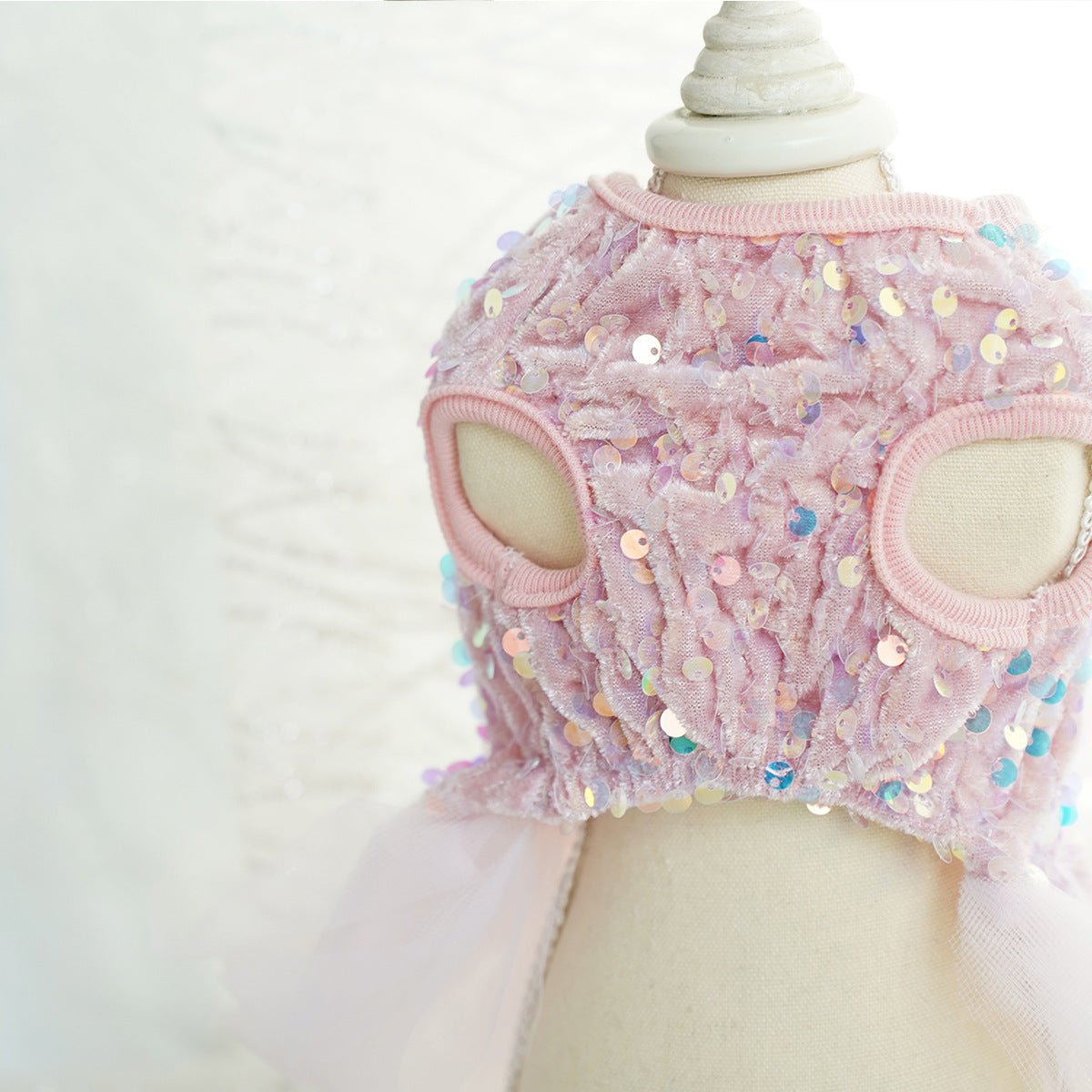 Pet Wedding Dress Dog Cat Skirt Sequin Gauze Dog Clothes | Luxury Home Accessories | Heulog Glow