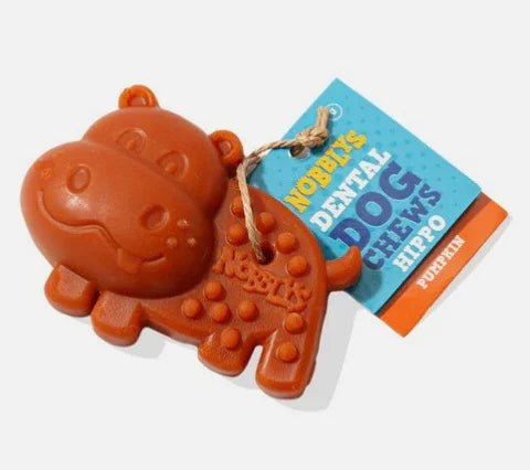 Petello Nobblys Animal Hippo Pumpkin 40g | Luxury Home Accessories | Heulog Glow
