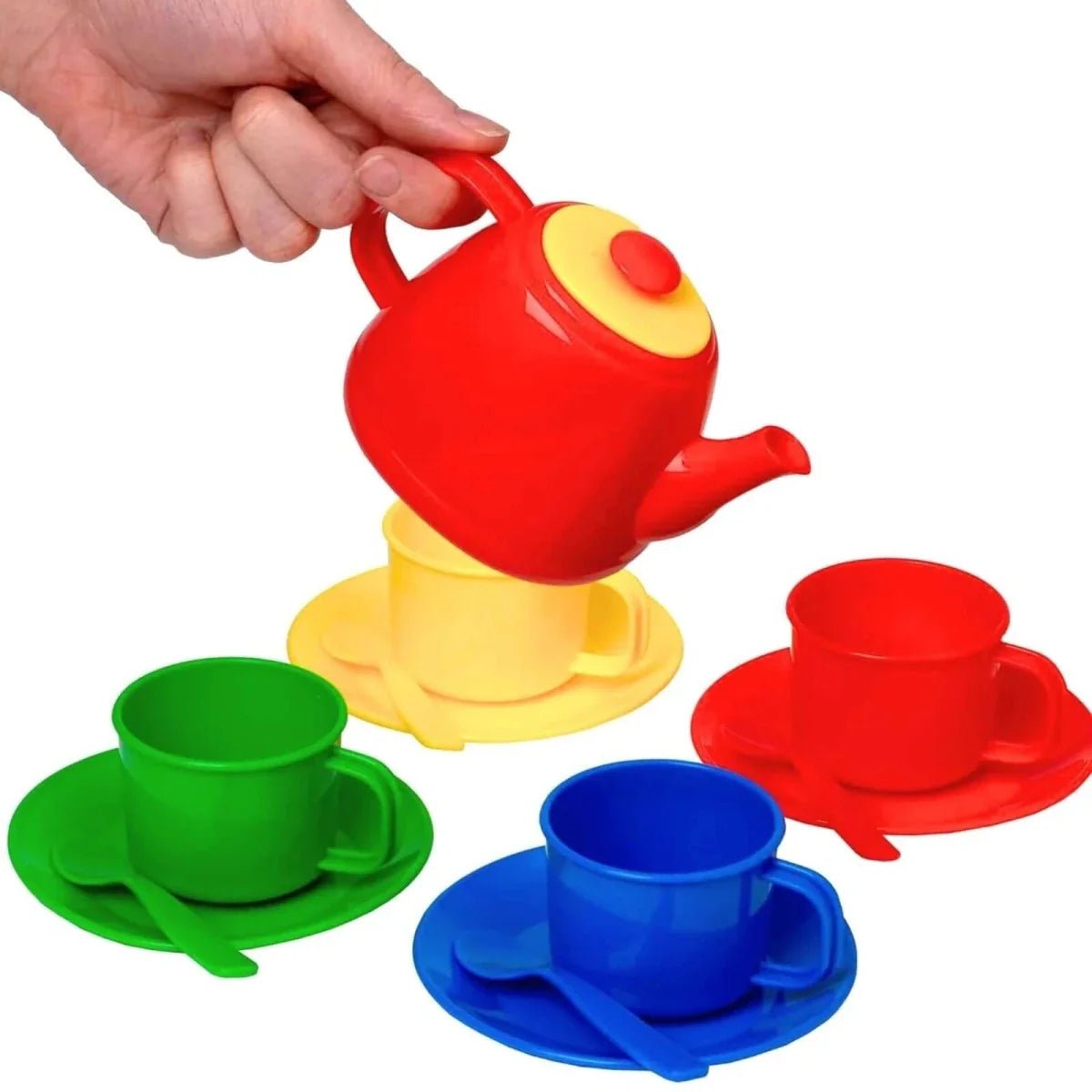 Peterkin Tea Set in Carry Case - Primary Colours | Luxury Home Accessories | Heulog Glow