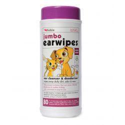 Petkin Pet Jumbo Earwipes 80 | Luxury Home Accessories | Heulog Glow